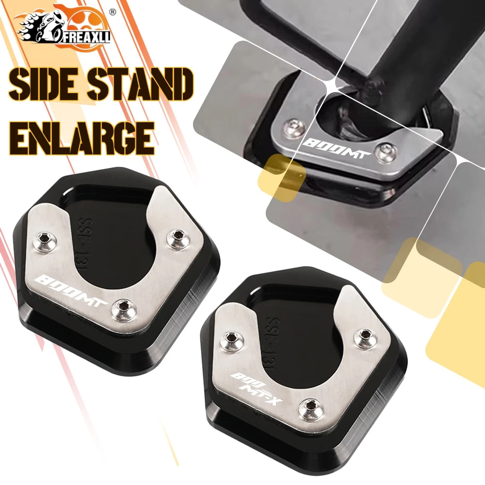 

For CFMOTO CF MOTO 800MT 800MTX 800 MTX 800 800MT-X 2025 2026 Motorcycle Side Stand Enlarge Kickstand Enlarger Support Extension