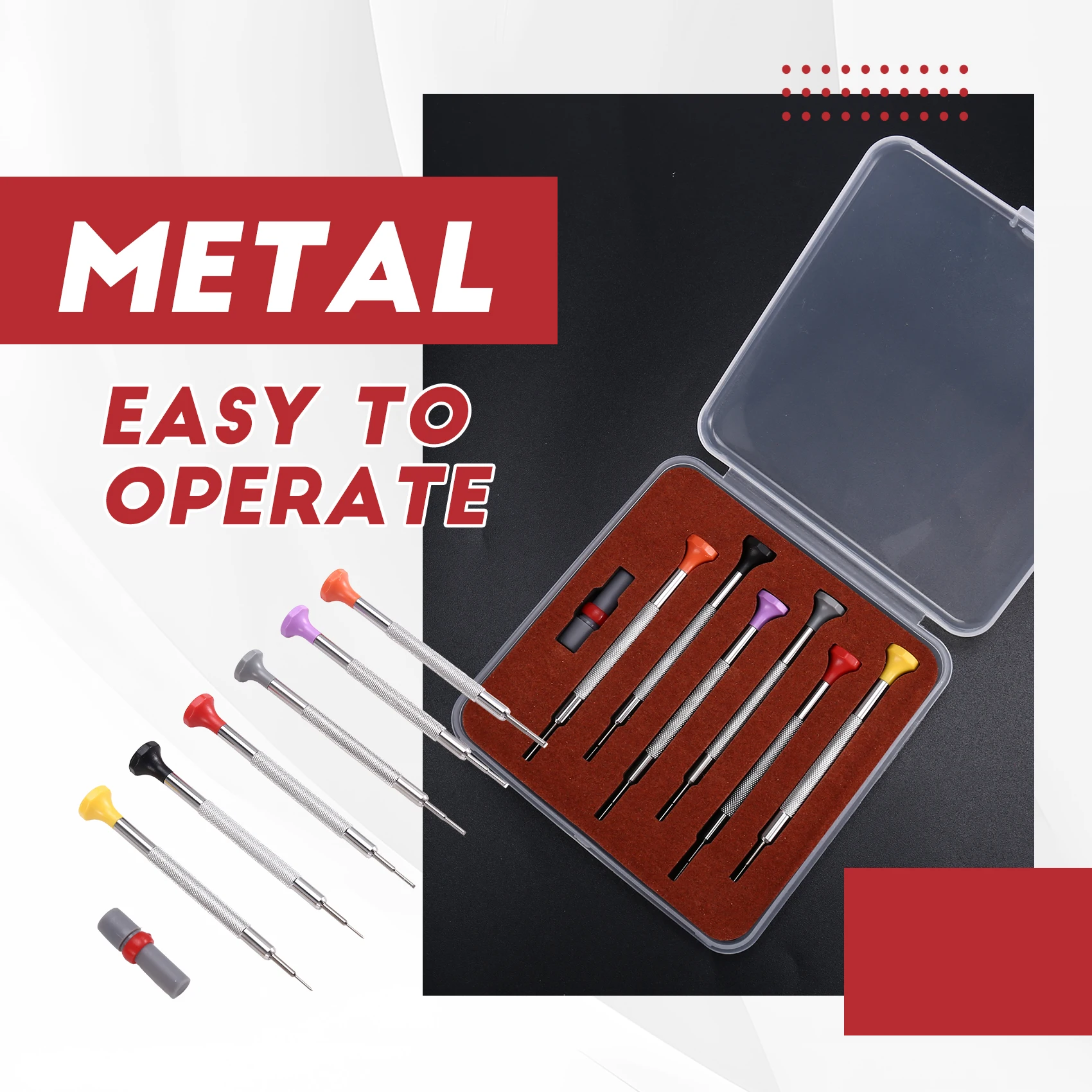 ablg-6-個-t-型滑り止めドライバーセット-3135-2135-ムーブメント時計修理用精密ドライバー時計修理ツール