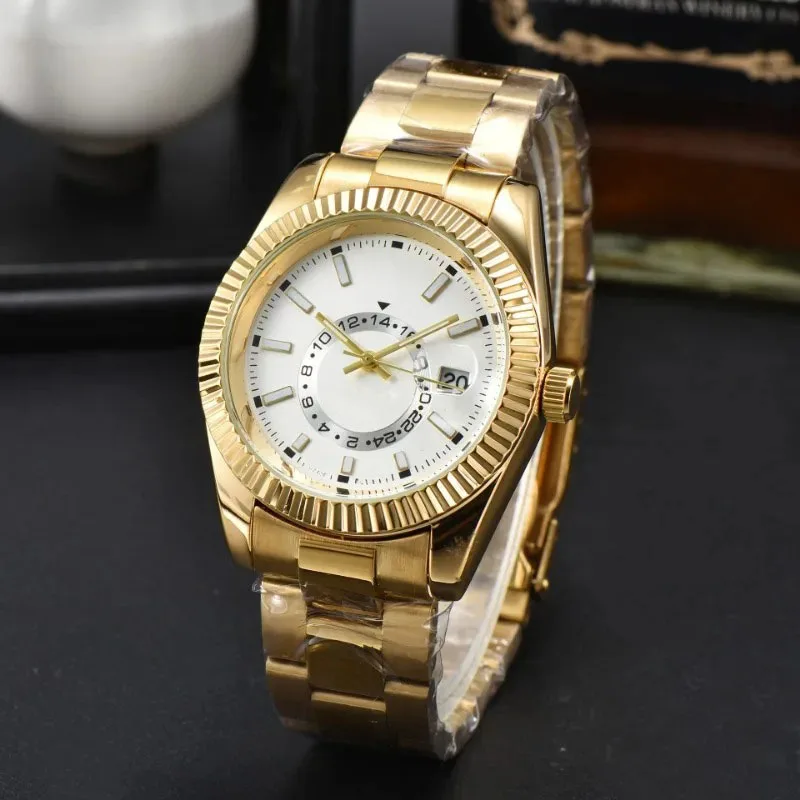 2024 New Log Series Men's Watches Fully Automatic Mechanical Movement Man Luxury Watch High-end Design Business Wristwatches