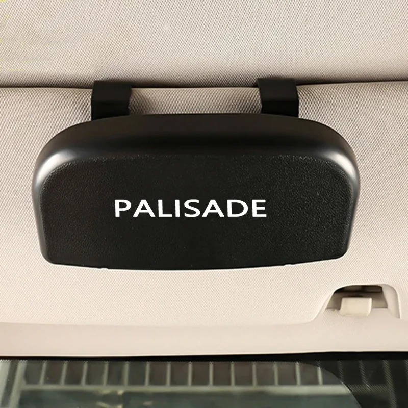 Car Glasses Case Car interior accessories Car Decorating Sunglasses Holder For Palisade Hyundai Tiburon Starex I10 I20 Grandeur