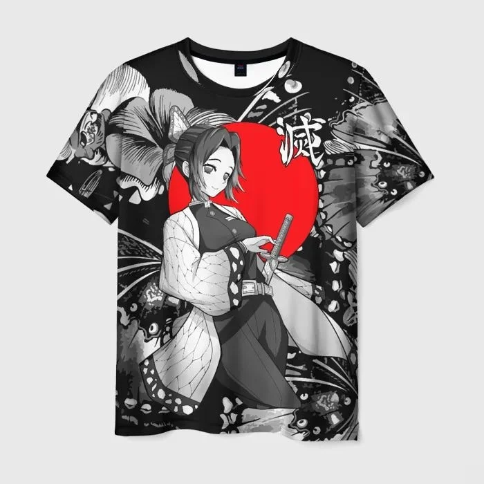 

Bandai аниме Demon Slayer Gyomei Himejima мужская футболка с 3D принтом повседневная уличная одежда аниме фанаты должны ха