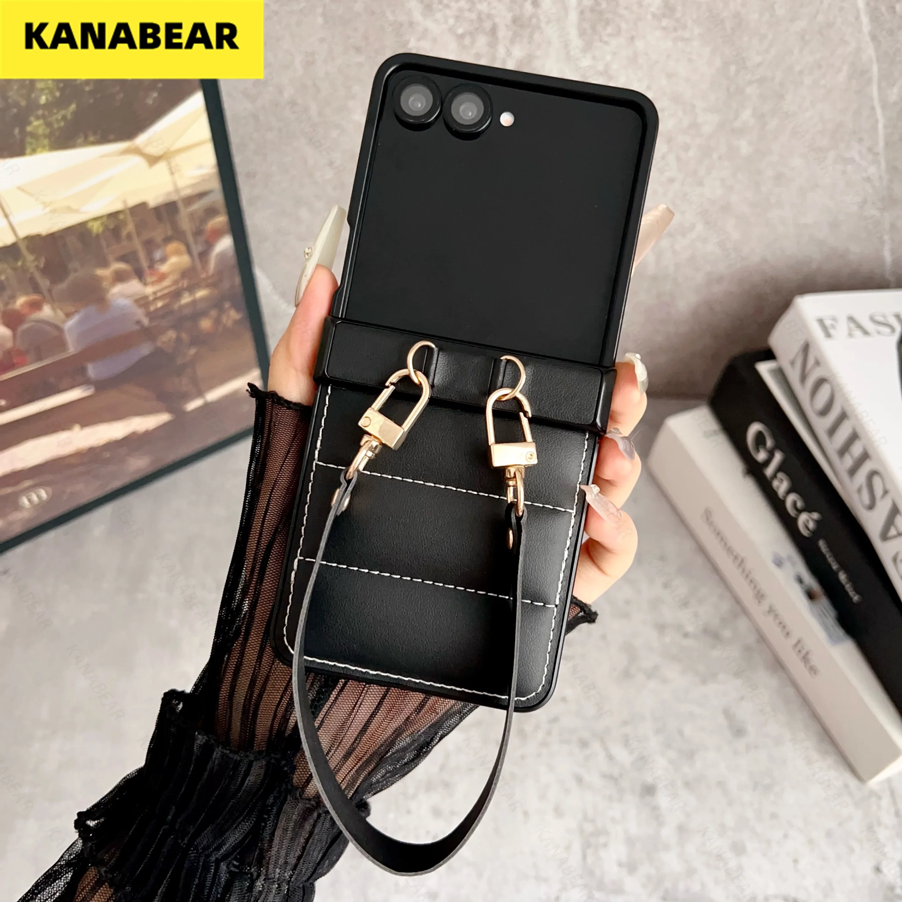 

Down Jacket Lanyard Phone Case for Galaxy Z Flip7/Z Flip7 SE Bestselling Ins Style Creative Cover, Fashionable Protective Shell