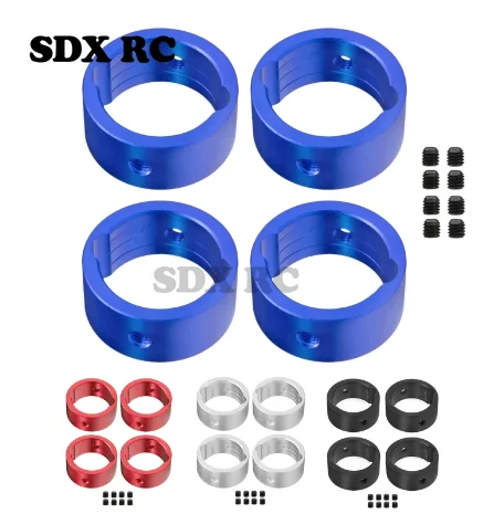 

4pcs Metal Drive Cup Sleeve Differential Cup Sleeve for 1/6 XRT RC Car Upgrade Parts