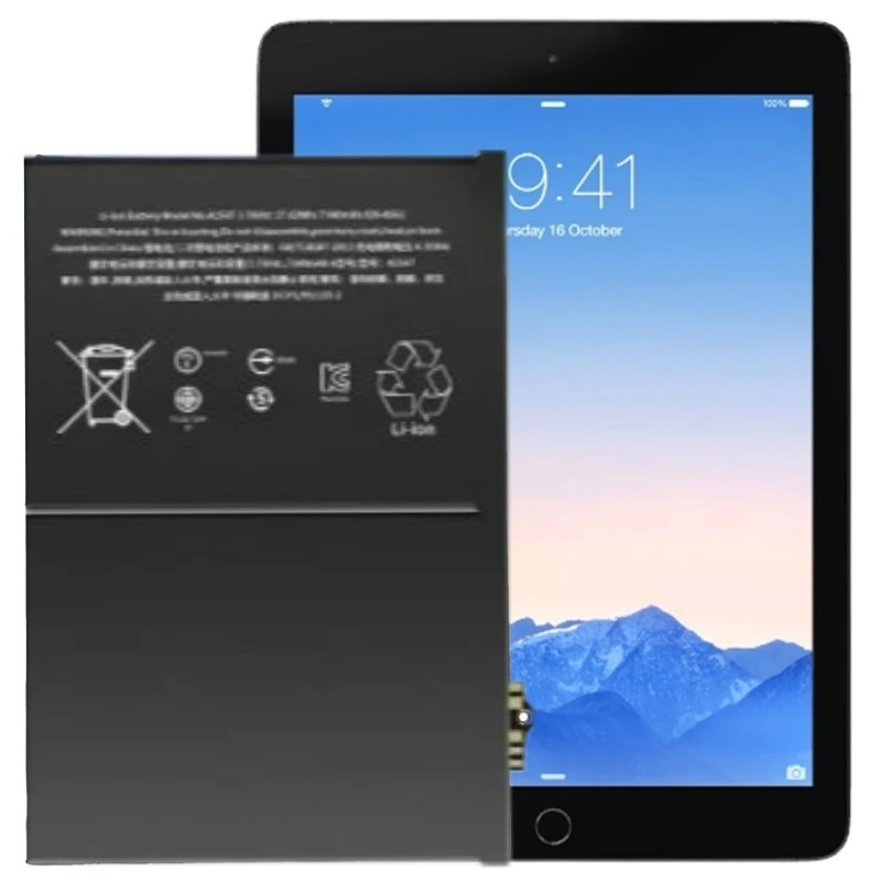 بطارية الجهاز اللوحي 3.76 فولت 7340 مللي أمبير لأجهزة iPad 6/Air2 A1547 A1566 A1567 العلامة التجارية الجديدة عالية الجودة #4