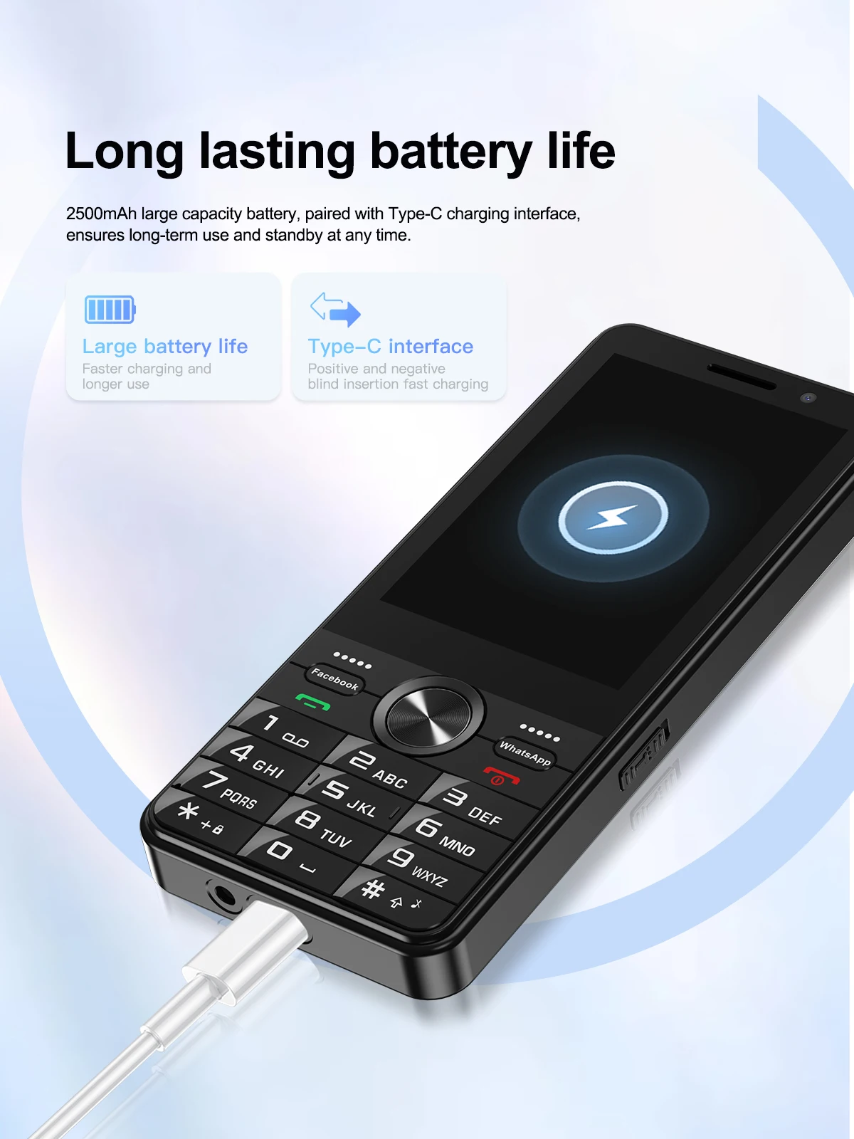 SERVO F24 PRO 4G Android Smart Phone 3.5" HD Screen MTK6737 2GB+16GB WIFI GPS Dual Camera Play Store Mobile Phone 2500mAh TYPE-C