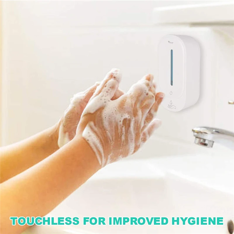 Dispenser Sabun Dinding Busa Gel, Semprotan Induksi Otomatis, Semprotan Pencuci Tangan Disinfeksi Telepon Alkohol