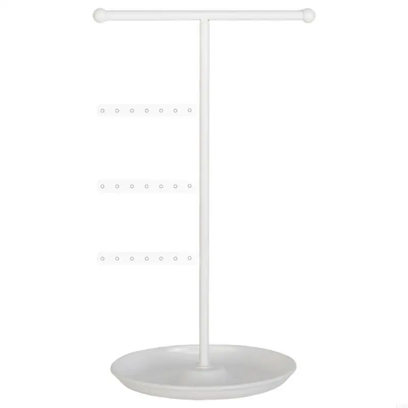 

Multi Purpose Metal Necklace Holder with Sturdy Base Display Stand for Earrings