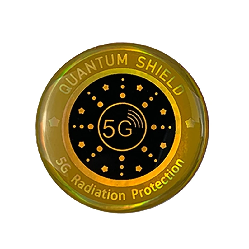 5 جرام من ملصق الكم الدروع اللاصق المضاد للإشعاع ملصق حماية EMF لحماية الهاتف ملصق مانع EMR لأجهزة الكمبيوتر المحمول وجهاز التوجيه