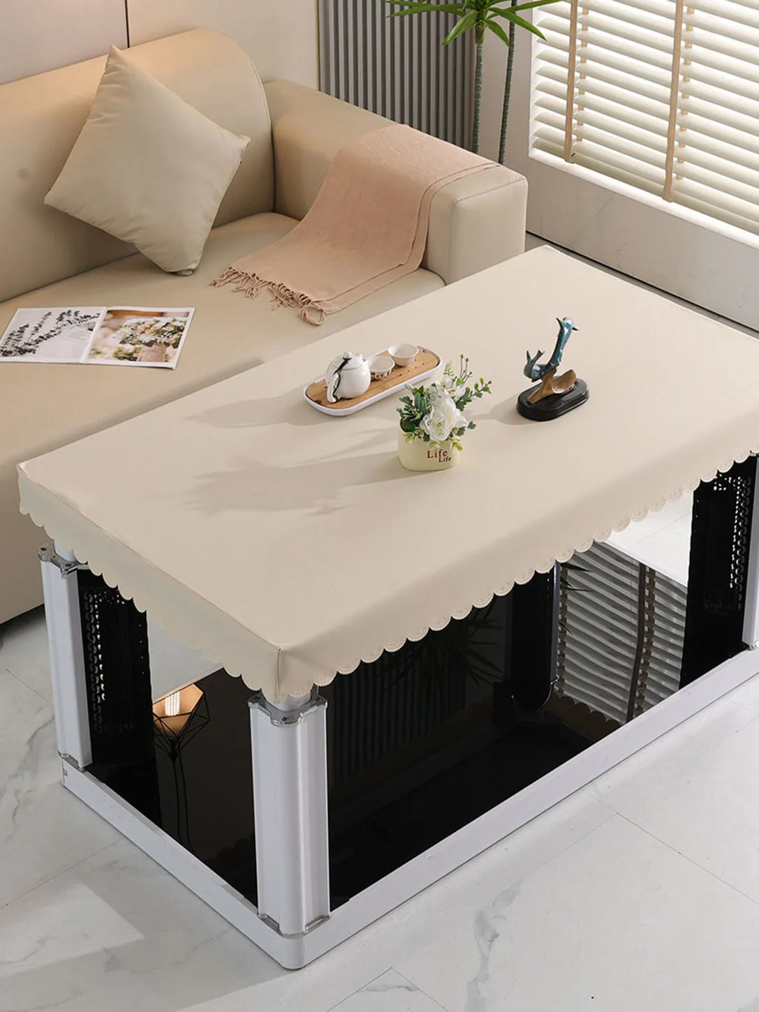 

Modern Simple PVC Leather Tablecloth Cover Rectangular Square ape Tea Table Mat Heating Stove Waterproof Oil-resis...