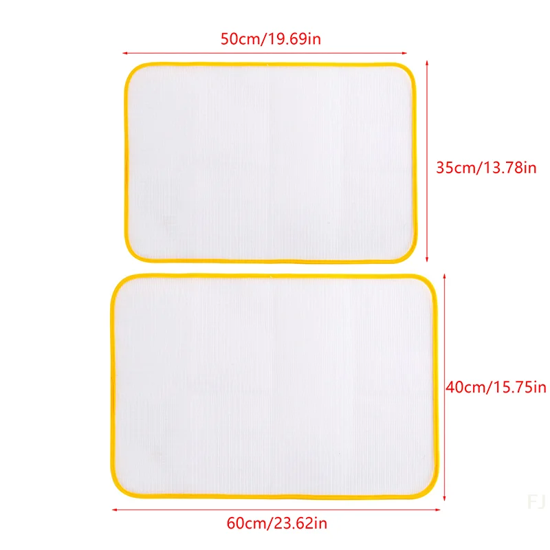 [YU]Heat Resistant Ironing Sewing Mesh Cloth Protective Insulation Pad Home Ironing Board Mat Anti-scalding Tools Random Color