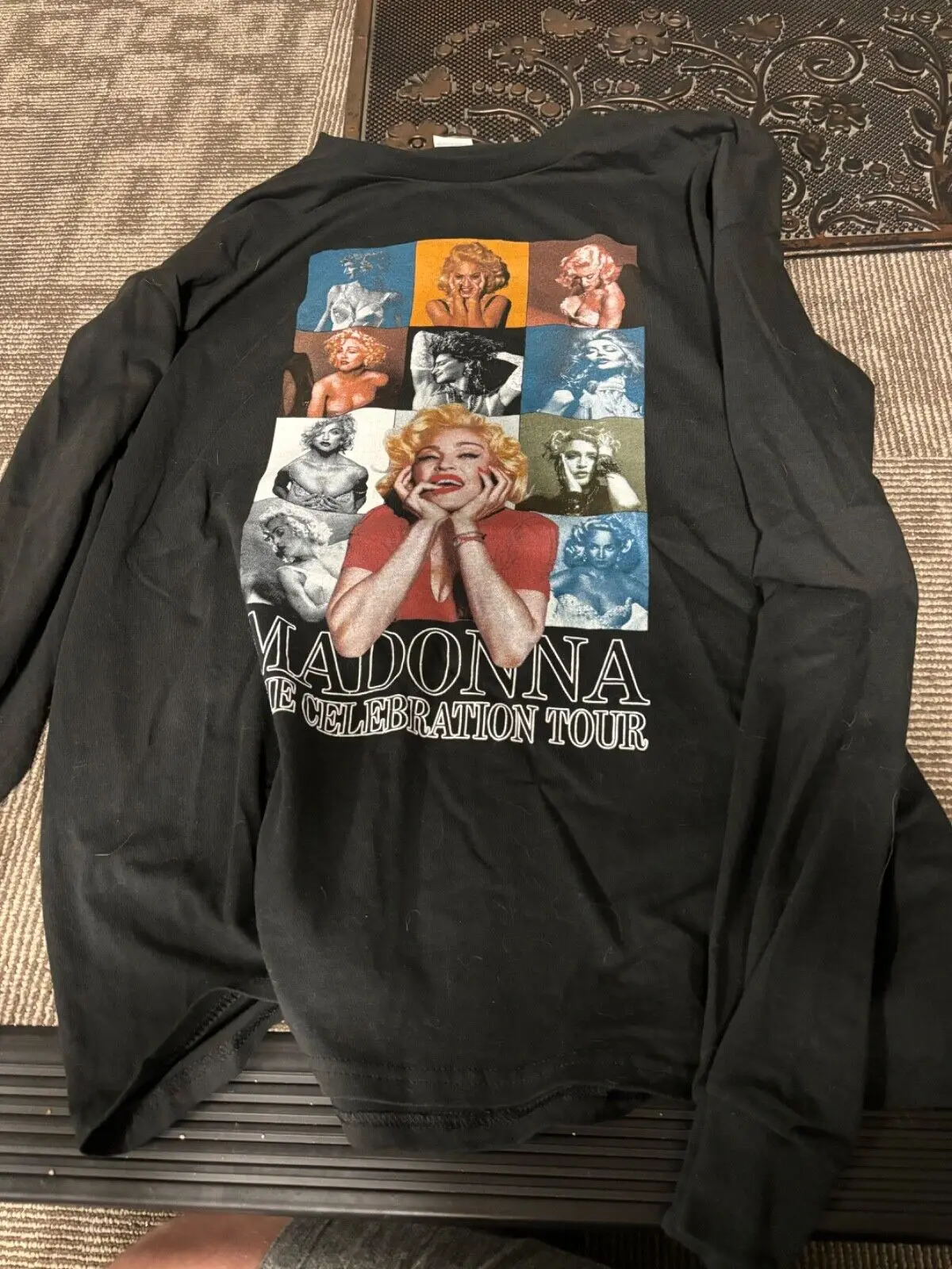 Madonna Celebration Tour XL long sleeve t shirt