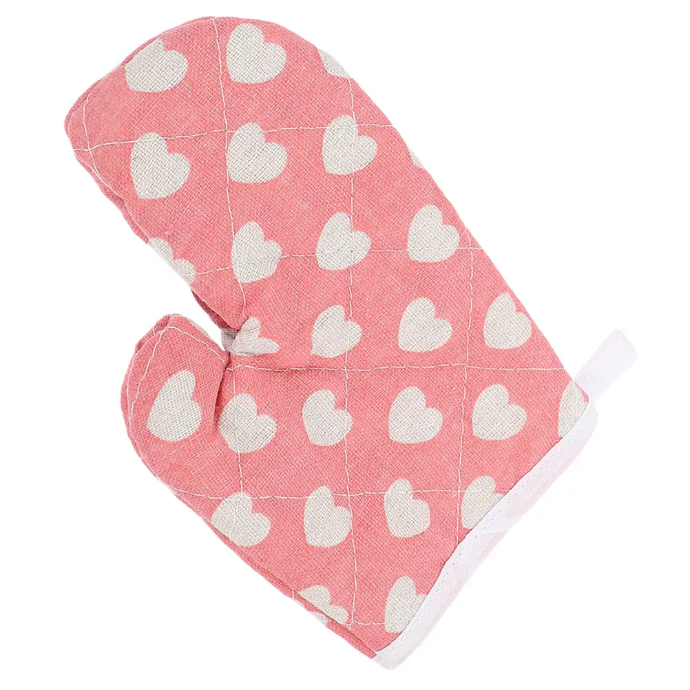 

Cotton Thickened Oven Mitts Heat Resistant Non Slip for Kitchen Baking Microwave Oven Gloves Stove Mittens Microwave Mittens