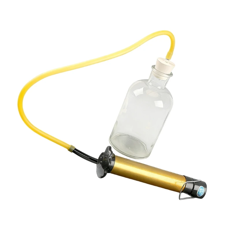 Physics Experiment Demonstrating Energy Conversion From Internal To Mechanical With Glass Bottle And Stopper For Class