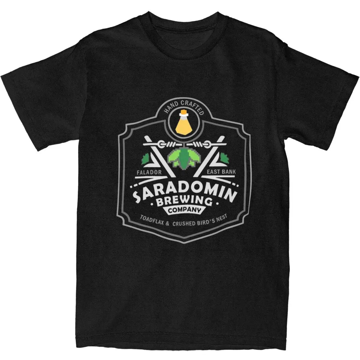 Men Women's OSRS Saradomin Brewing Company T Shirts Accessories Old School RuneScape 100% Cotton Tops T-shirt Amazing Tee Shirt