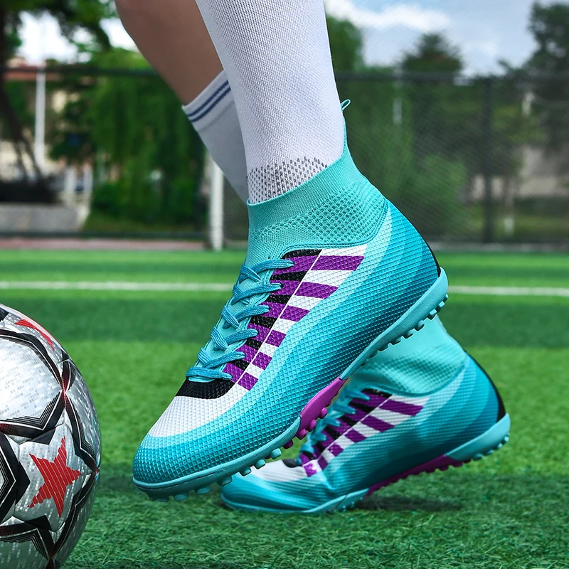 Super Star Fashion Football Sneakers for Men Women High-end Professional Soccer Shoes Big Size 46 Futsal Boots Chuteira Society