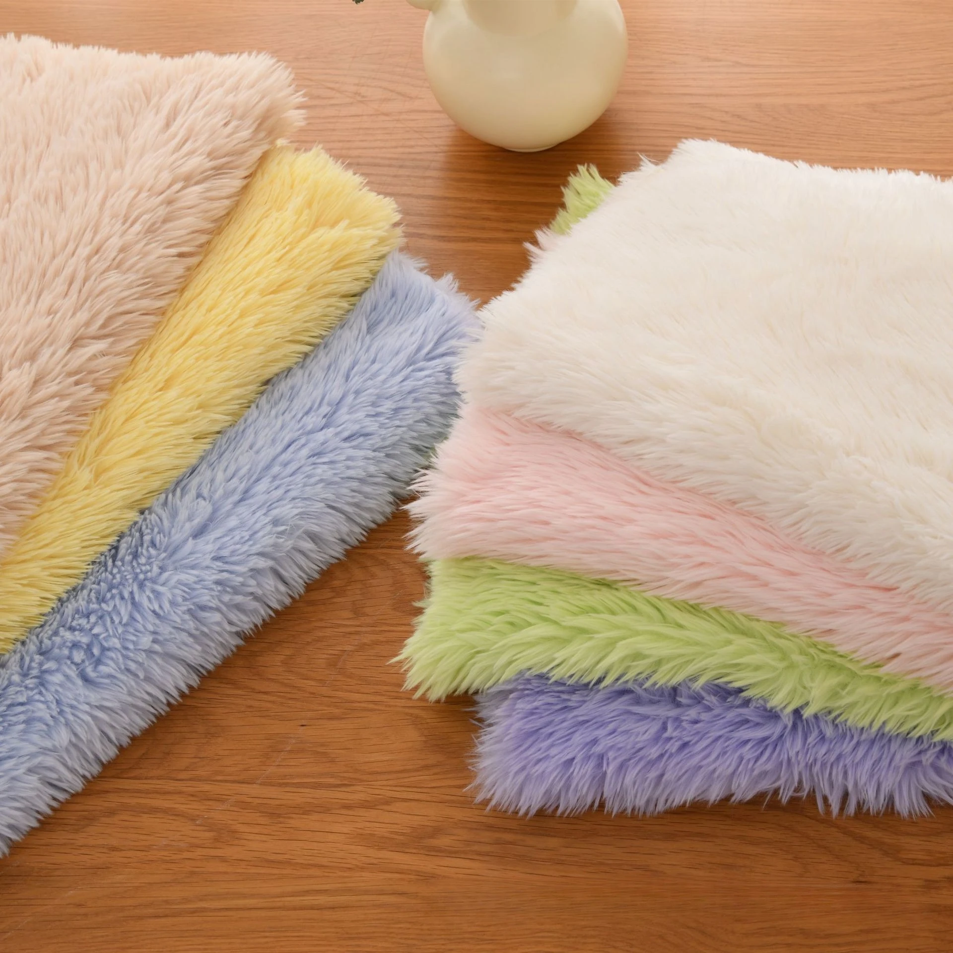 

Plush Curly Fabric Soft Thickened for Monster Toys Pillow Hat Doll Handmade DIY Photo Background Decoration Fabric Multi-purpose