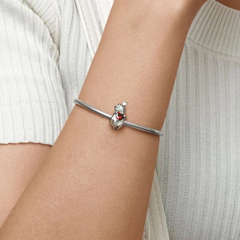 2024 Hot Sale 925 Sterling Silver Lucky Grass Rose Swallow Charms Beads Fit Original Pendant Bracelet DIY Fashion Woman Jewelry