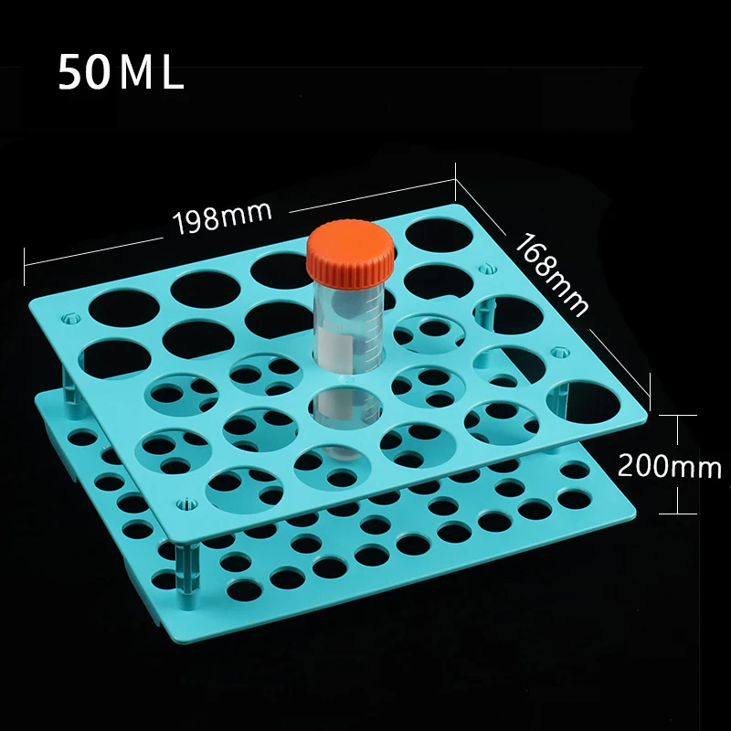 Test Tube Rack Holder  15ml 50ml Centrifuge Tube Rack Laboratory Plastic Test Tubes Holder Stand Bracket 1Pc