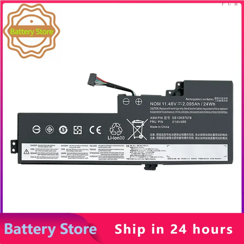 01AV489 T470 T480 Laptop Battery for Lenovo ThinkPad A475 A485 TP25 Series 01AV421 01AV420 SB10K97578 01AV419 SB10K9757