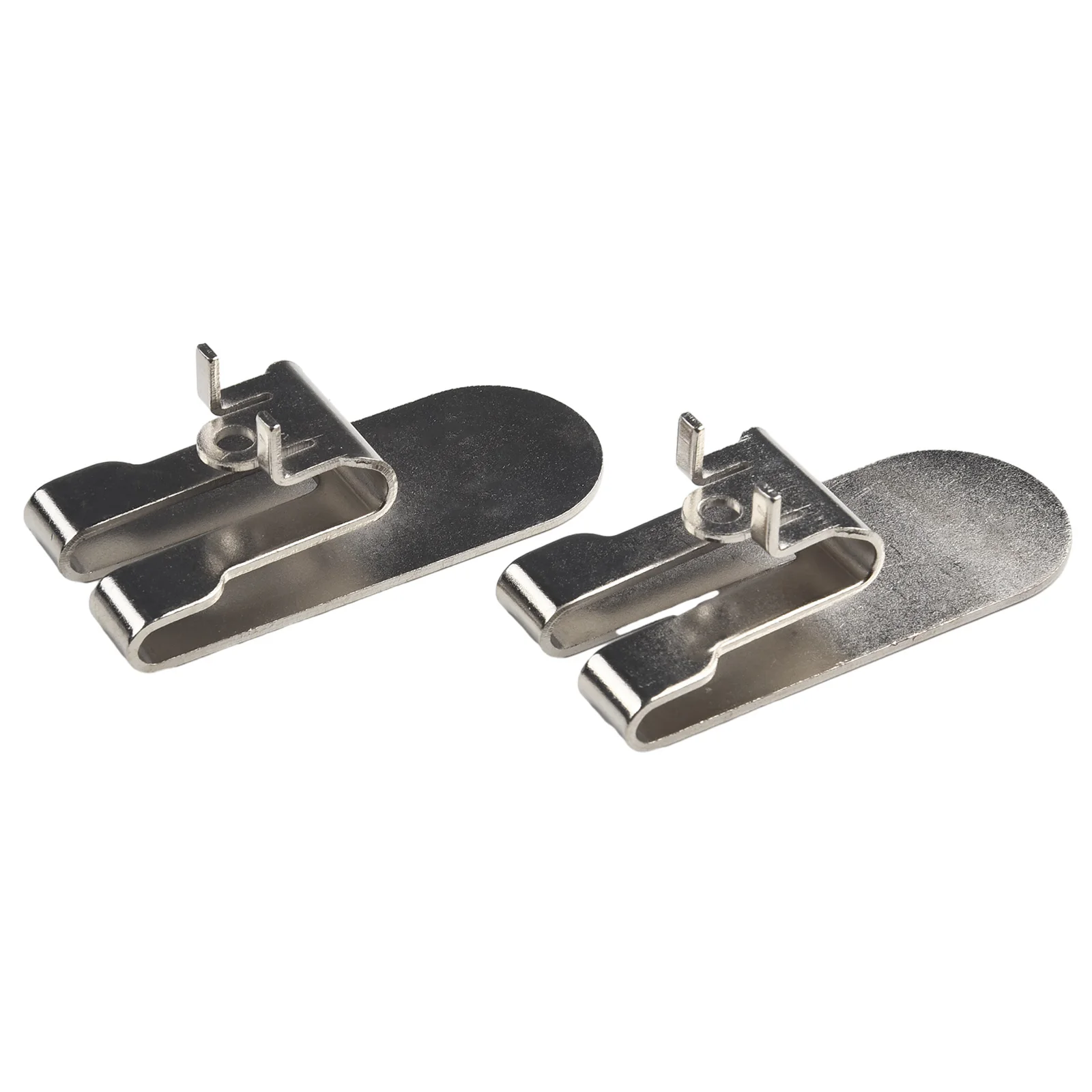 High Quality Practical Belt Hook Clip Parts 3PCS N435687 With Screw Accessories Fittings Replacement Silver Steel