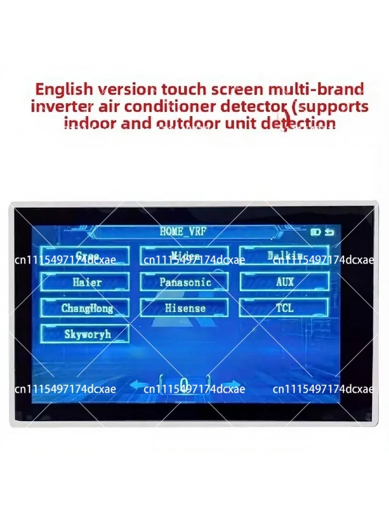 Universal HVAC Inverter AC Diagnostic Tester Touch Screen English Version for Indoor Outdoor Maintenance