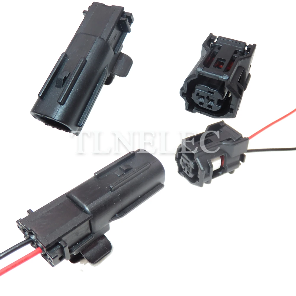 Sensor de velocidad de rueda ABS para coche, conector impermeable con cables, enchufe automático, 2 pines, para Toyota 90980-12416, 6188-4797, 6189-1161