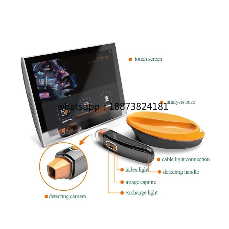 4D Magic Mirror Salon Machine Digital Analyzer with AI Moisture Detection Face Scanner for Home Use for Diagnosis fast shipping