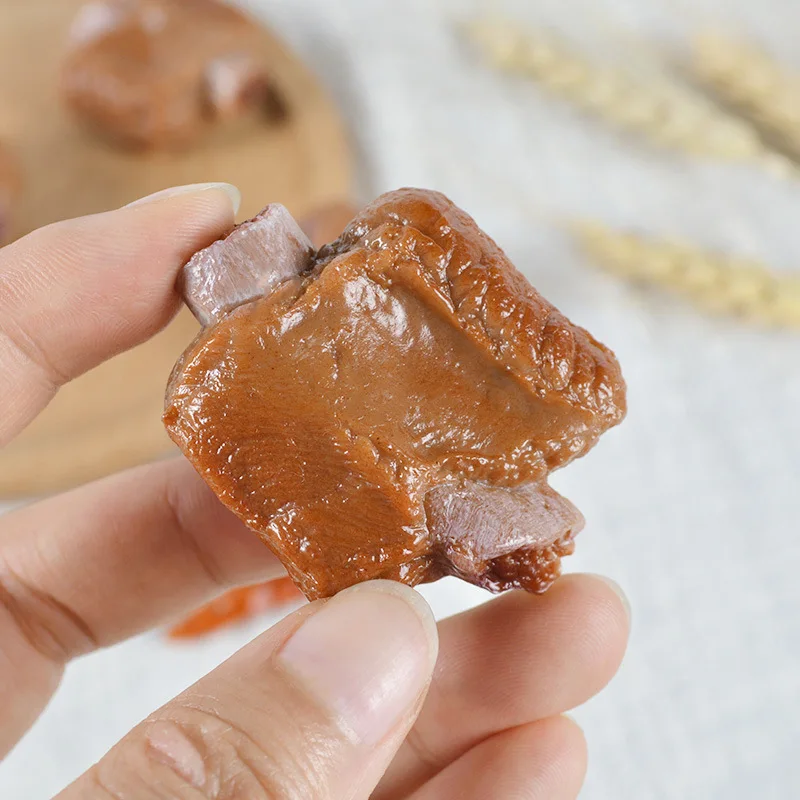 

Artificial Ribs Meat Food Fake Beef Bones Model Props PVC Creative Food Play Simulation Ornaments Home Decor Decorations