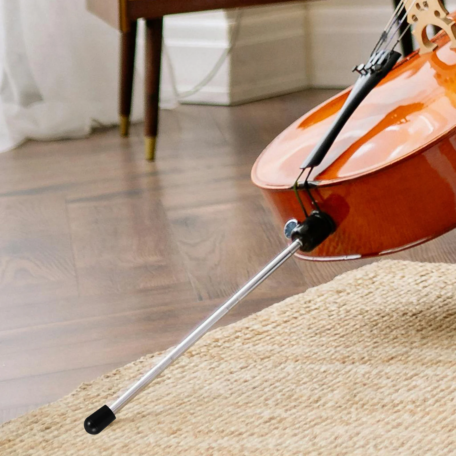 

4Pcs Cello Endpin Rubber Pad Non-Slip Protector Chic Design Effortless Installation Cello Supply Upright Bass Endpin