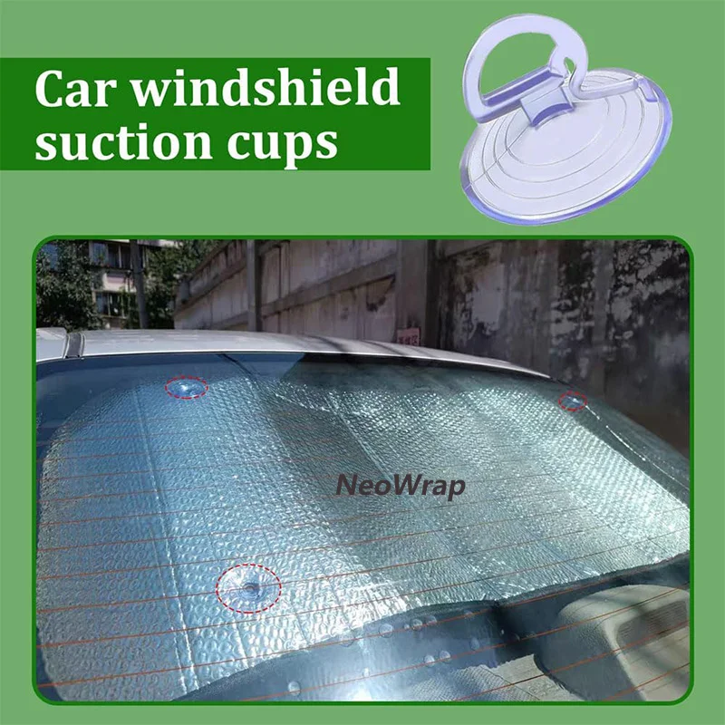 16PCS Auto Glas Windschutzscheibe Sonnenschirm Saugnäpfe Universal PVC Fenster Saugnäpfe für Auto Shades Windows Küche Badezimmer 35mm – Detail 4