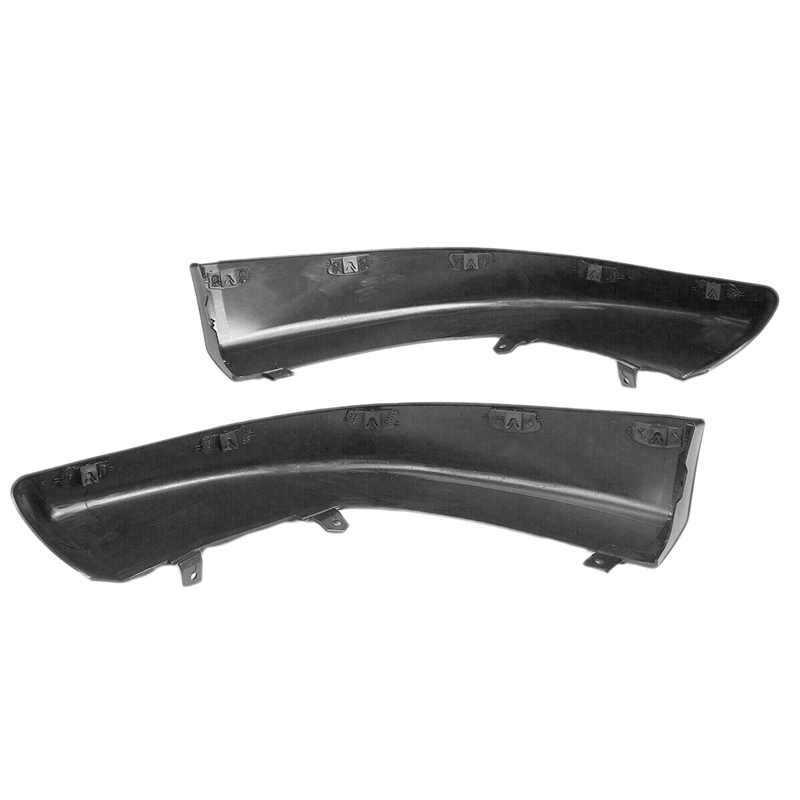 2Pcs Auto Front Stoßstange Splitter Lip Spoiler Körper Kit Diffusor Protector Schwarz für Mitsubishi Lancer 2008-2015