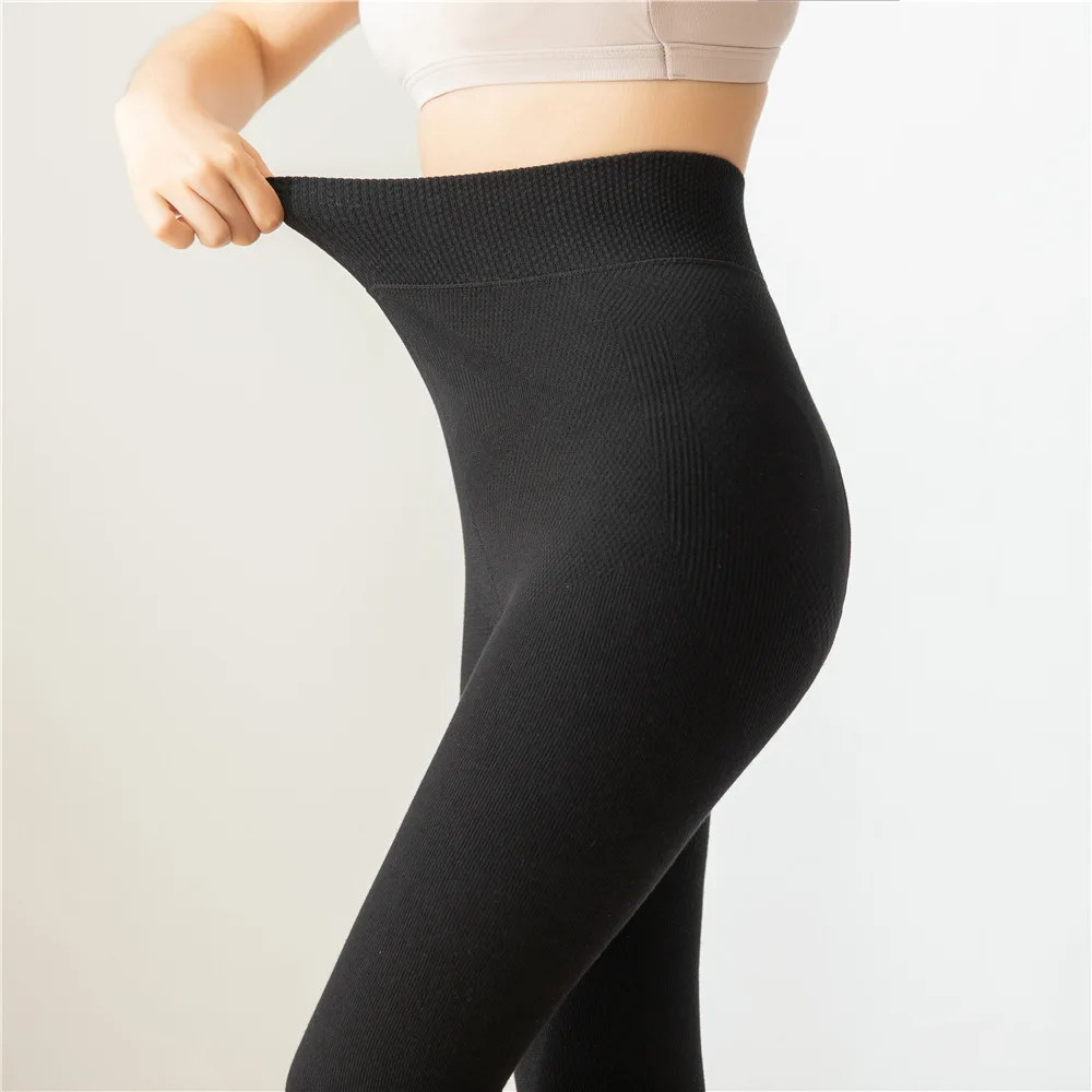 

Thick Black Pantyhose for Women in Winter High Waisted Velvet Warm Black Leggings Женские Колготки