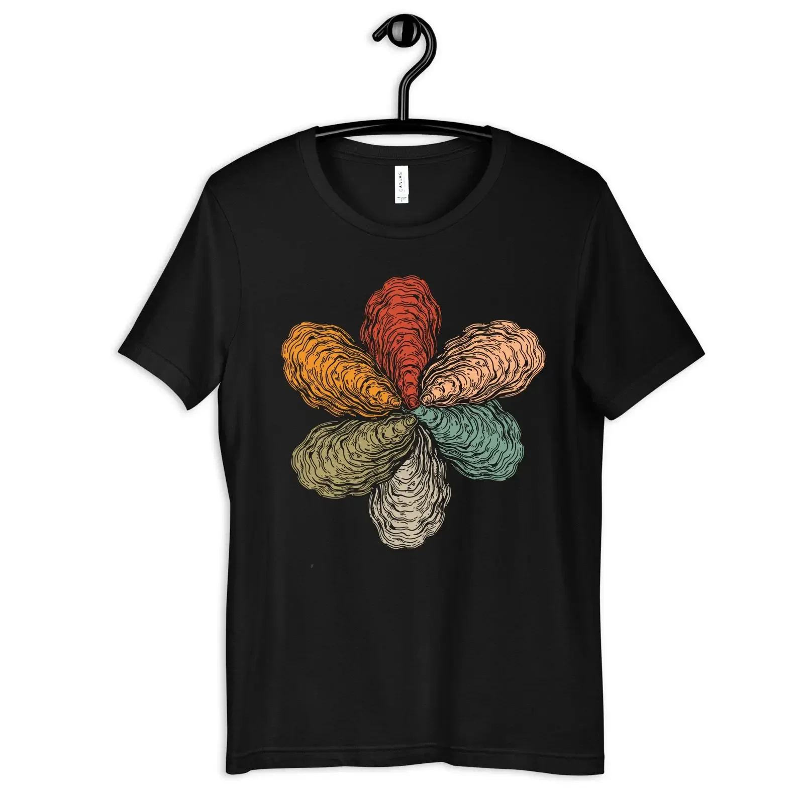 Oyster T Shirt Retro Oysters SweaT Long Sleeve vintage Washed Stylish Comfortable streetwear Breathable Slightly Stretched