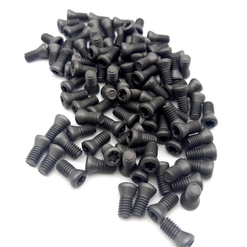 Hot m1.6 m1.8 m2 m2.2 m2.5 m3 m3.5 m4 m4.5 m5 m6 CNC Insert Torx Screw for Replaces Carbide Inserts CNC Lathe Tools Holder