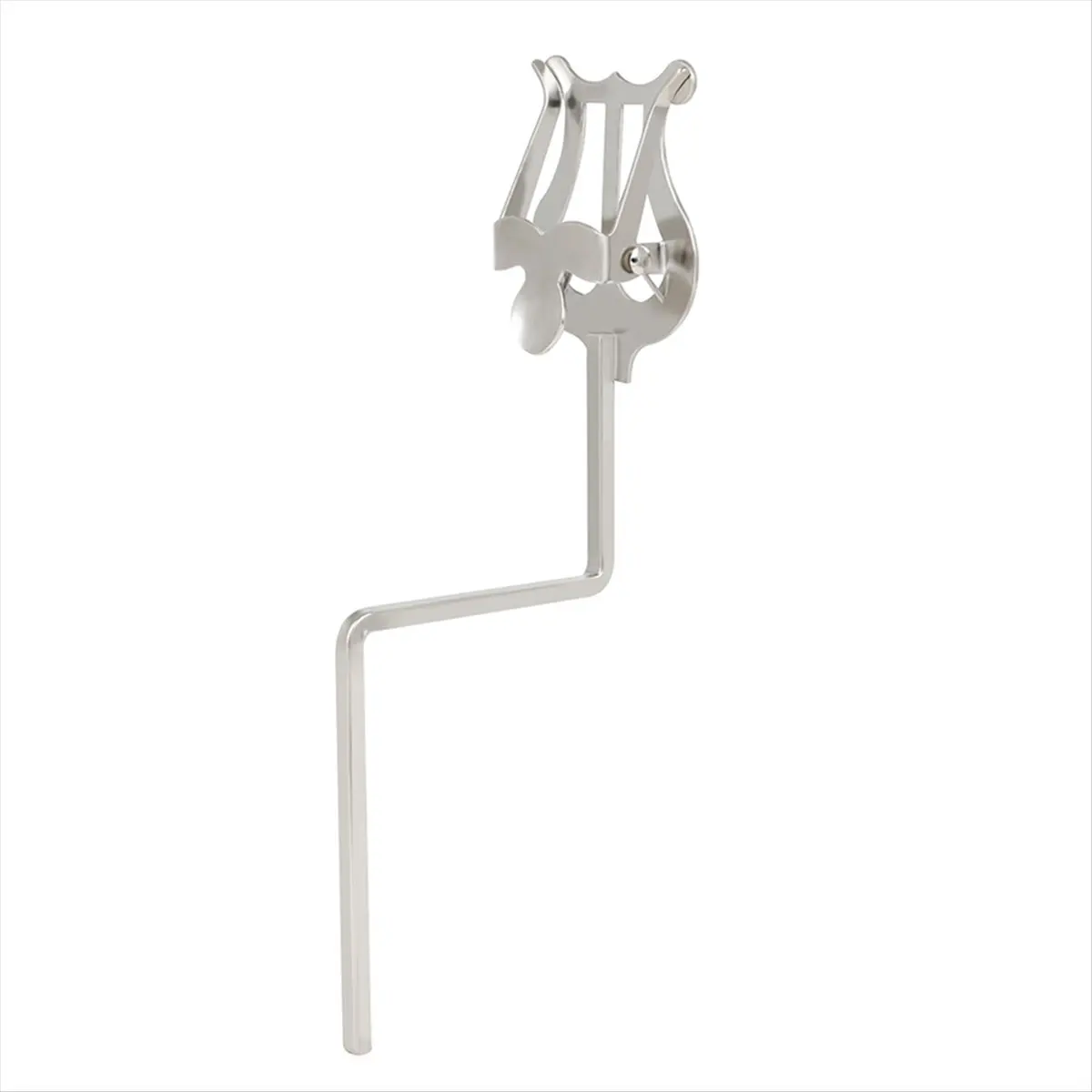 [Back to School] Saxophone Music Clip Alto Saxophone Marching Music Clip Portable Music Clip (Long) Silver