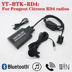 New Arrival Yatour Bluetooth music player for Peugeot 207 307 308 407 807 Citroen C2 C3 DS3 DS4 C4 C5 C6 C8