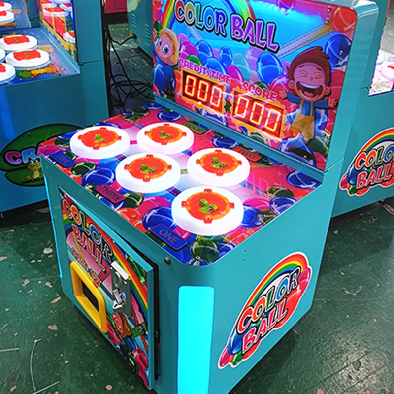 

Монетный игровой автомат для лотерейных билетов Whac-A-Mole игровой автомат Jump Frog игровой автомат