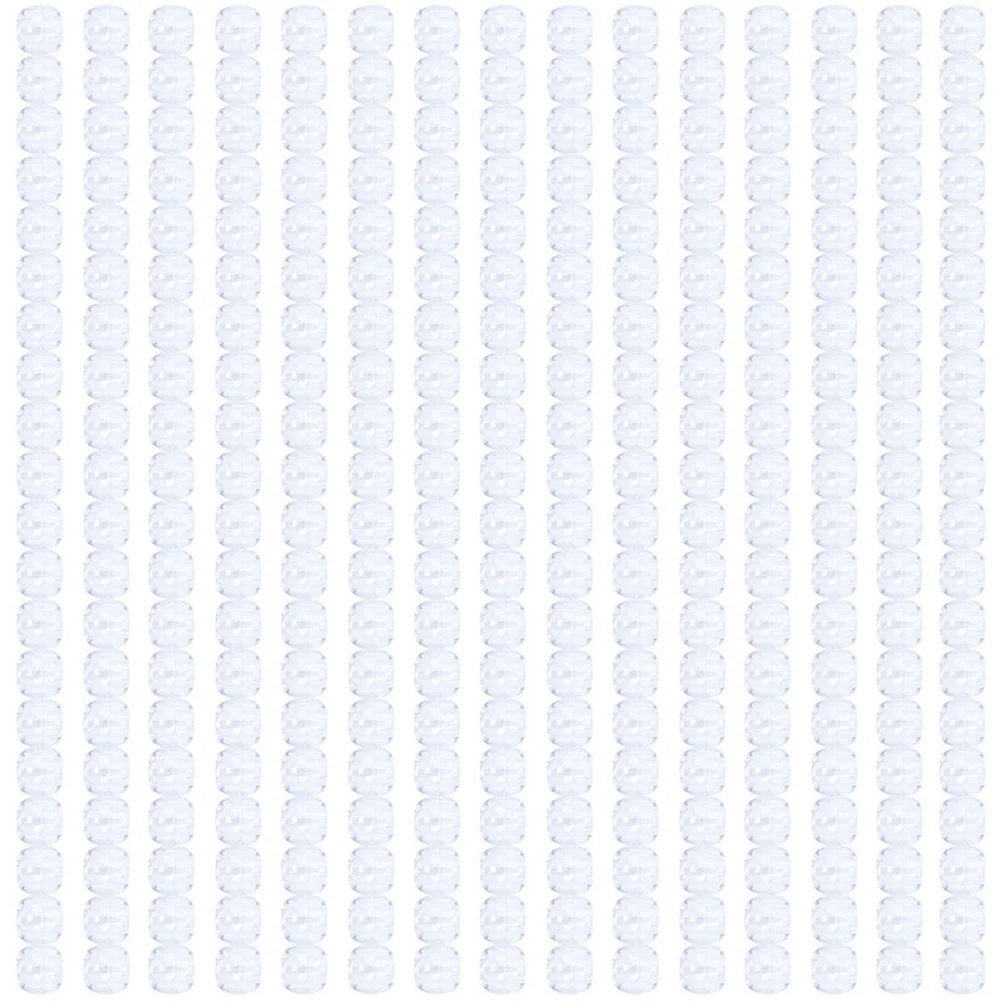 

200 Pcs Clear Hair Beads Dreadlock Jewelry for Braids Rings Dreadlocks Accessories Cords