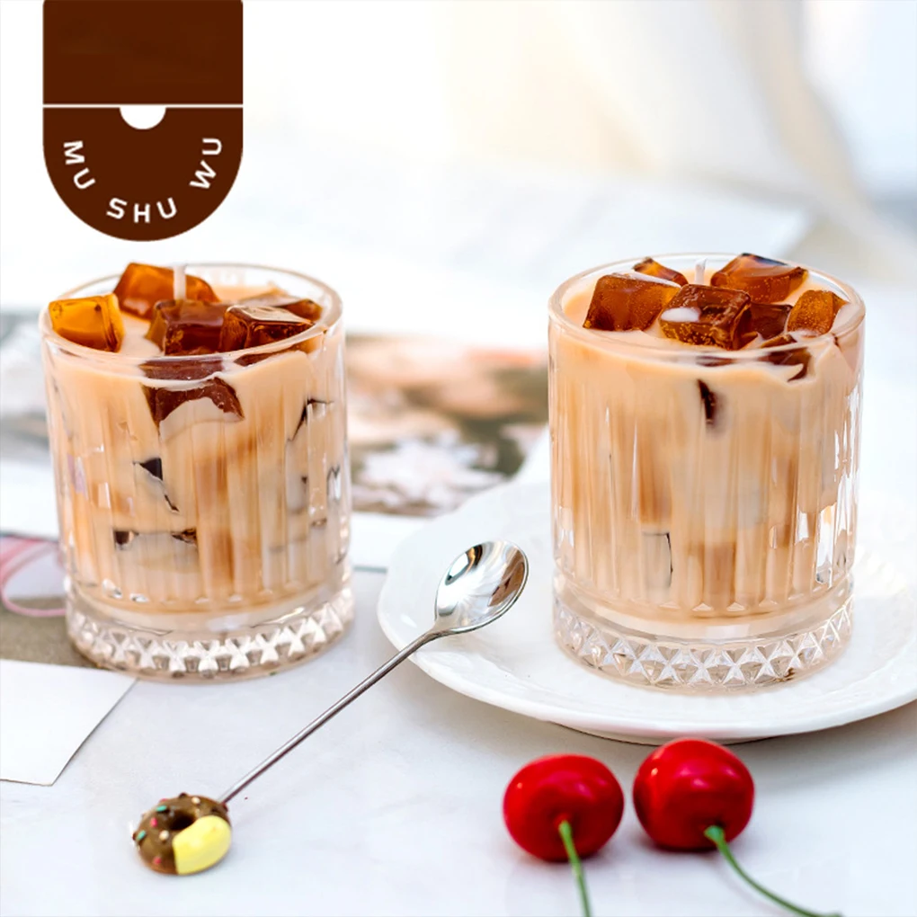 Velas aromáticas de café americano helado, vela de aromaterapia, cera vegetal, velas aromáticas de café hechas a mano para el hogar