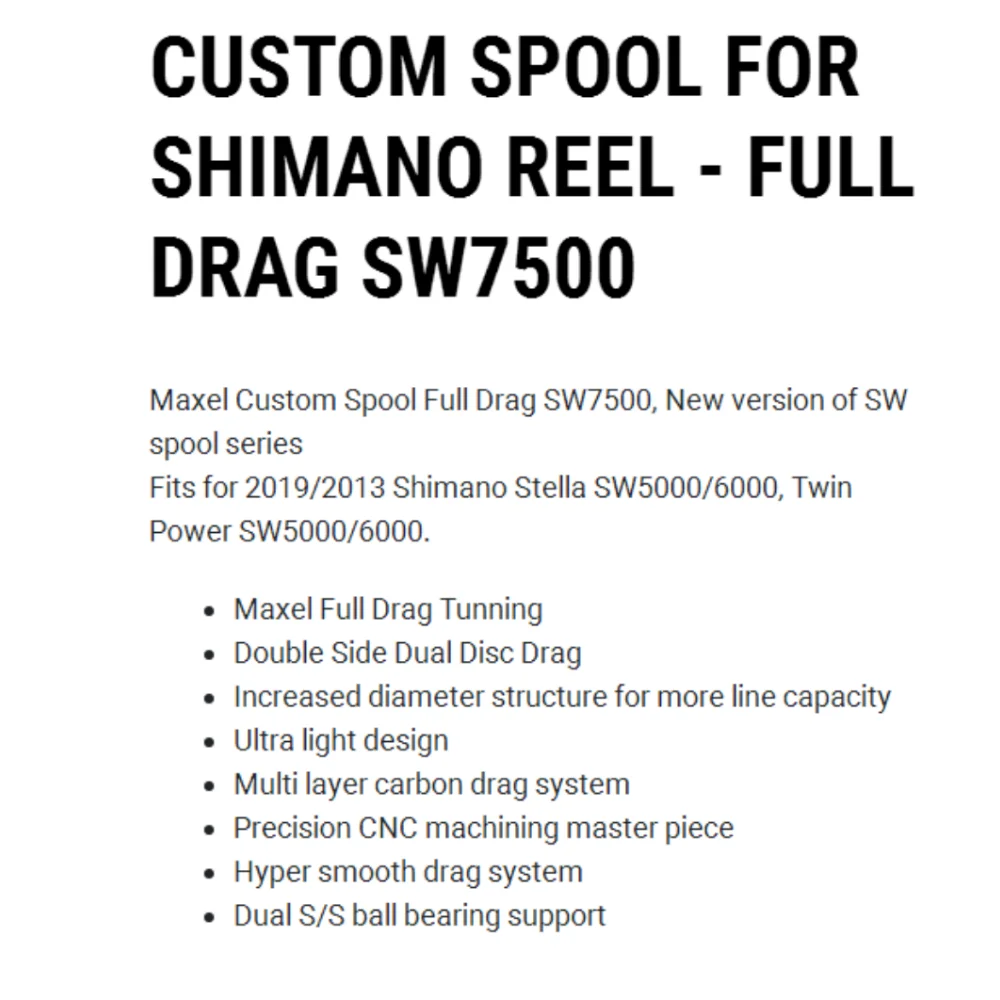 Maxel Custom Parts Spare Spools
