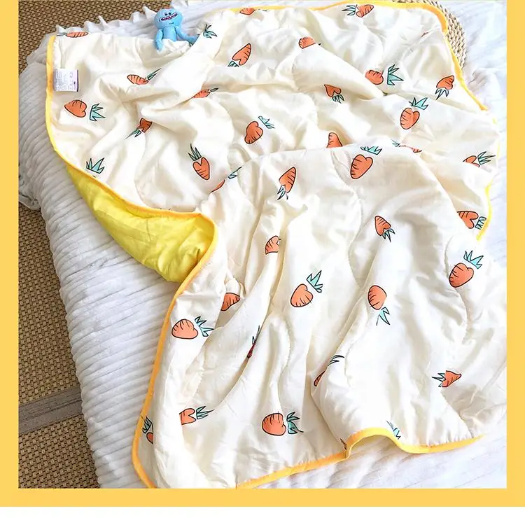 

Children's Summer Lightweight Air Conditioned Washable Polyester Fiber Filled Cool Feeling Duvet for Nursery And Infants