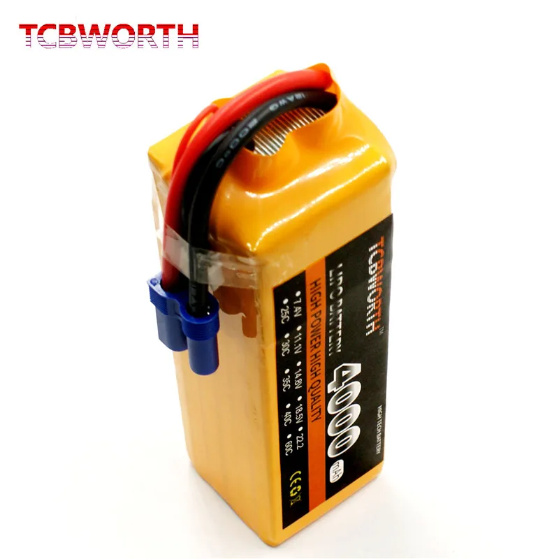 

TCBWORTH 6S 22.2V 4000 5000 5200 6000mAh 60C RC Helicopter LiPo Battery For RC Airplane Quadrotor Drone Truck Car Boat AKKU