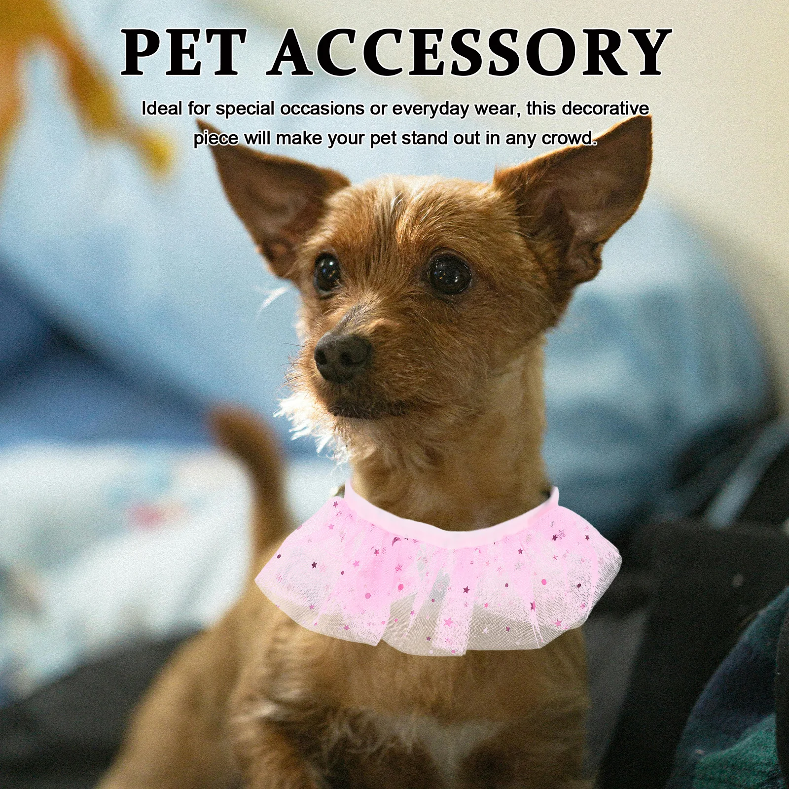 

Pet Lace Bandana Collar Cute Lace Trim Dress Up Accessories for Cats Dogs Holiday Pet Scarf Bib Fashion Bandanas for Small Dogs