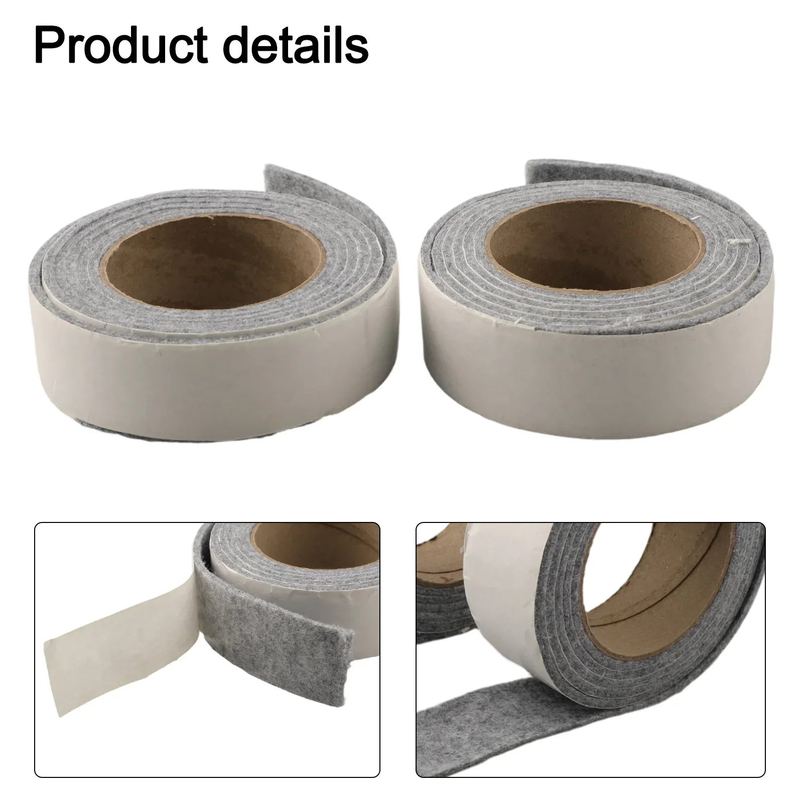 2 Rolls 2M Window Glass Water Absorption Strip Window Anti-condensation Strip Backing Window Water-absorbing Strip