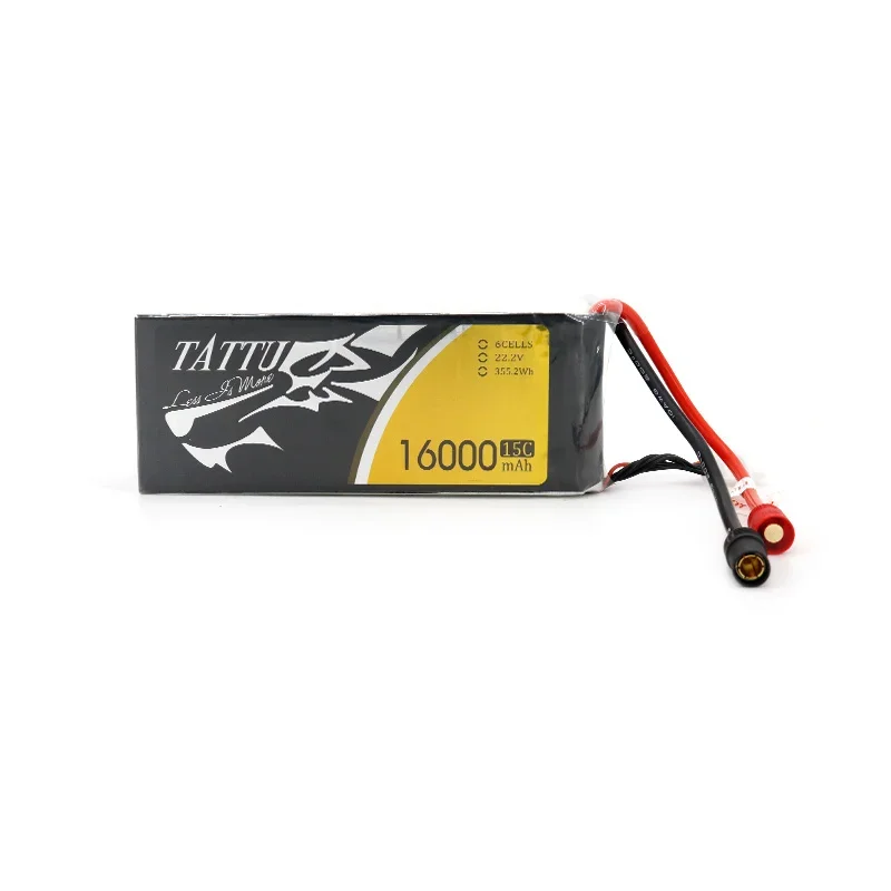 TATTU 16000 22000 мАч Софтпак для сельского хозяйства Smart Battery LiPo 6S 12S 15C 25C 22,2 В 44,4 В