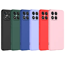Liquid Silicone Phone Case For Honor X6 X6S X6A X7 X7A X8 X8A 4G 5G Back Cover Fundas