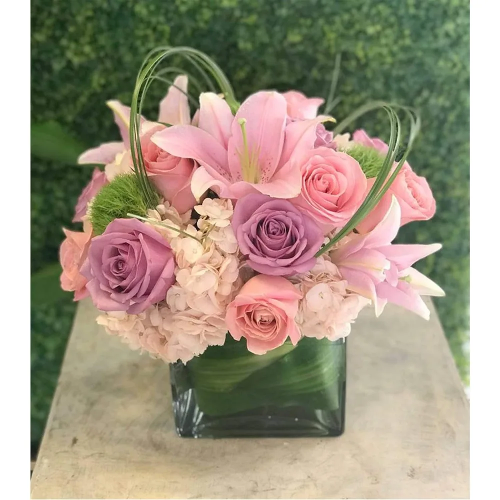 Vas Kubus Kaca Bening untuk Grosir, Tempat Lilin, 4x4x4 Inci, Aksen Bunga Elegan, Pot Tanaman, Terarium, Solusi Penyimpanan