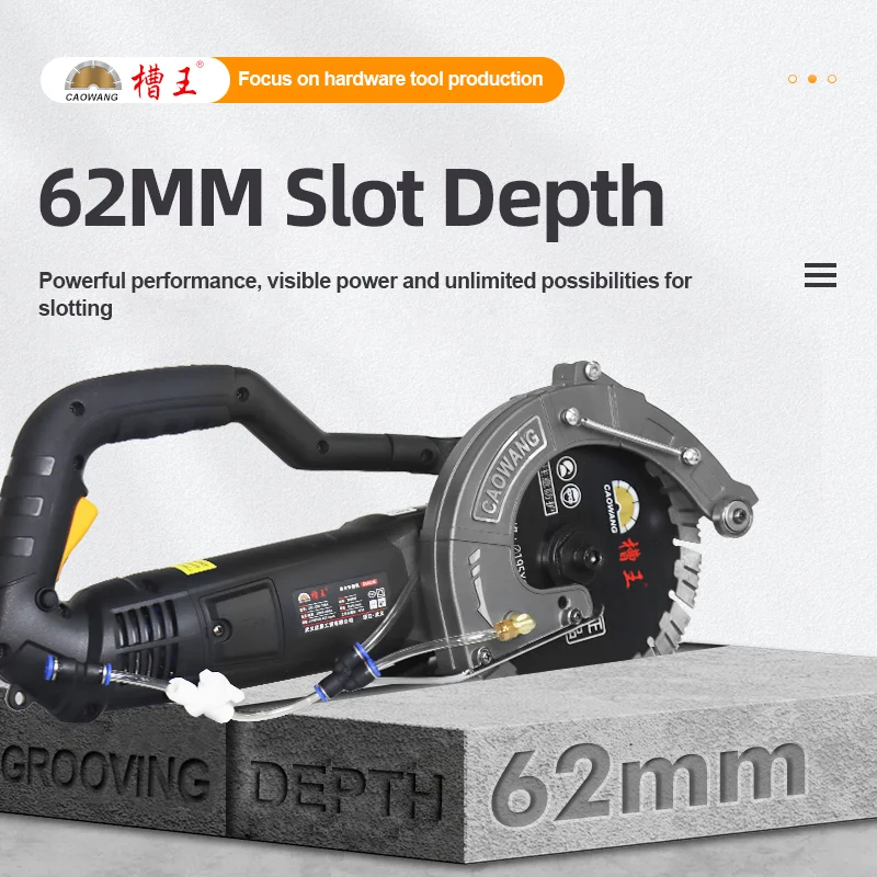 Cortador De Concreto Caçador De Parede, Laser Elétrico Visando Groove Slotting Machine, 195mm Serra Circular, Ferramenta Elétrica De Corte, Alta Qualidade