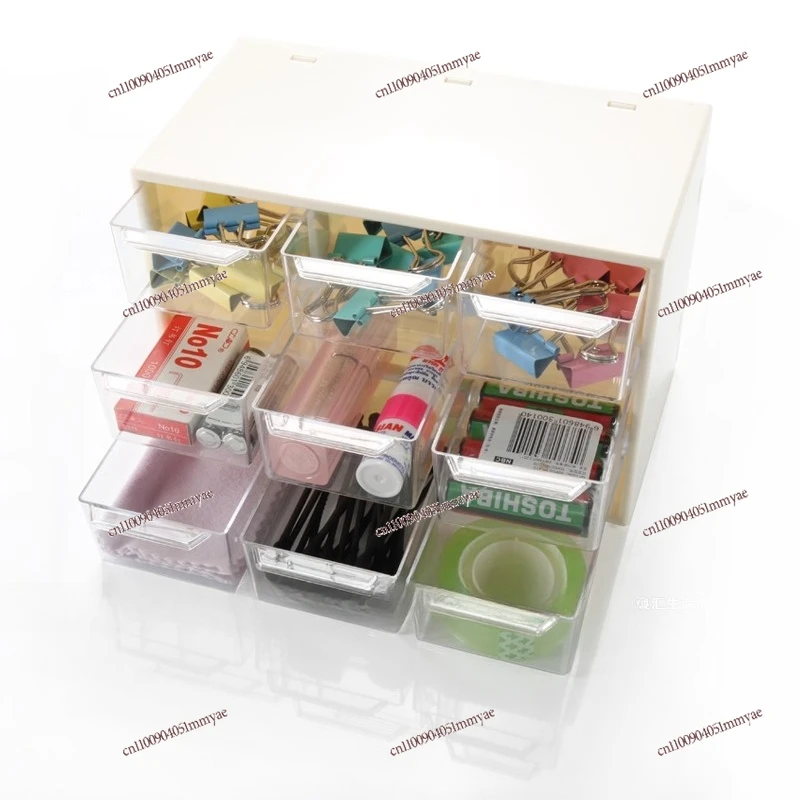 

Acrylic Storage Box Office Supply Small Drawer Type Finishing Box Table Transparent Stationery Jewelry