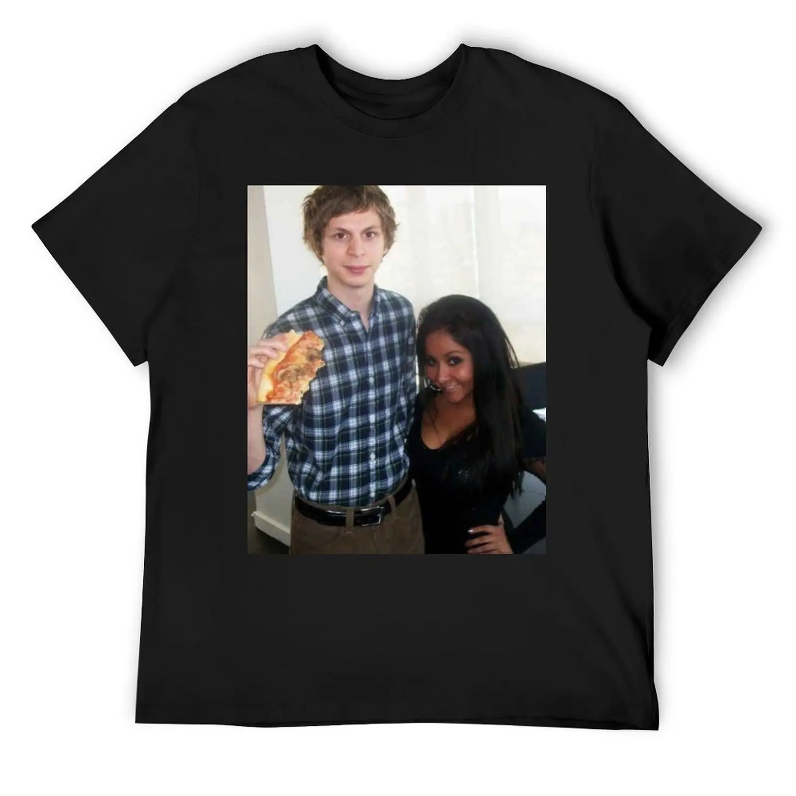 

Michael Cera and Snookie T-Shirt cotton man t-shirts Short sleeve tee designer shirts T-shirt men
